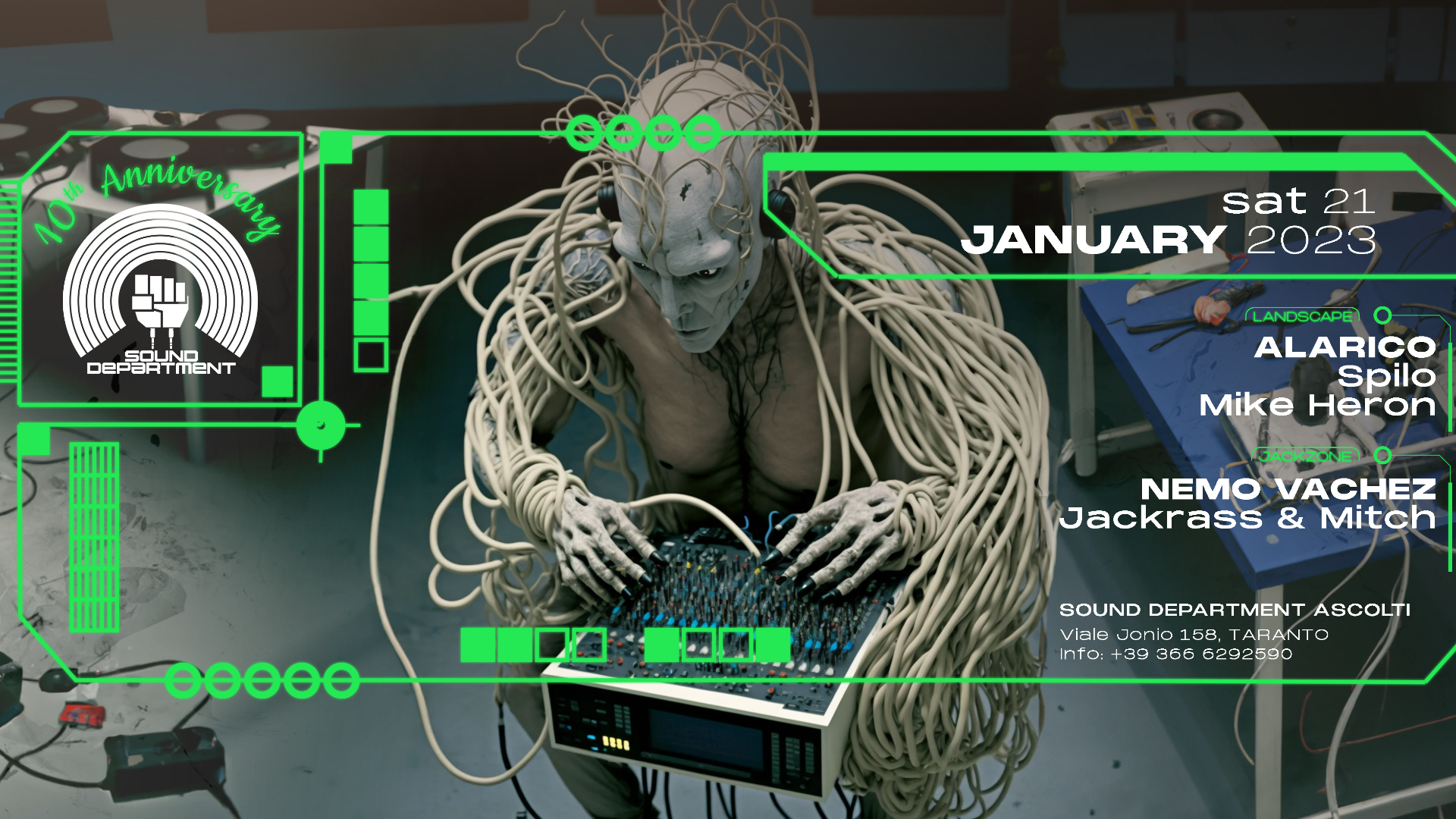 Sound Department 21 Jan w/ ALARICO and NEMO VACHEZ image