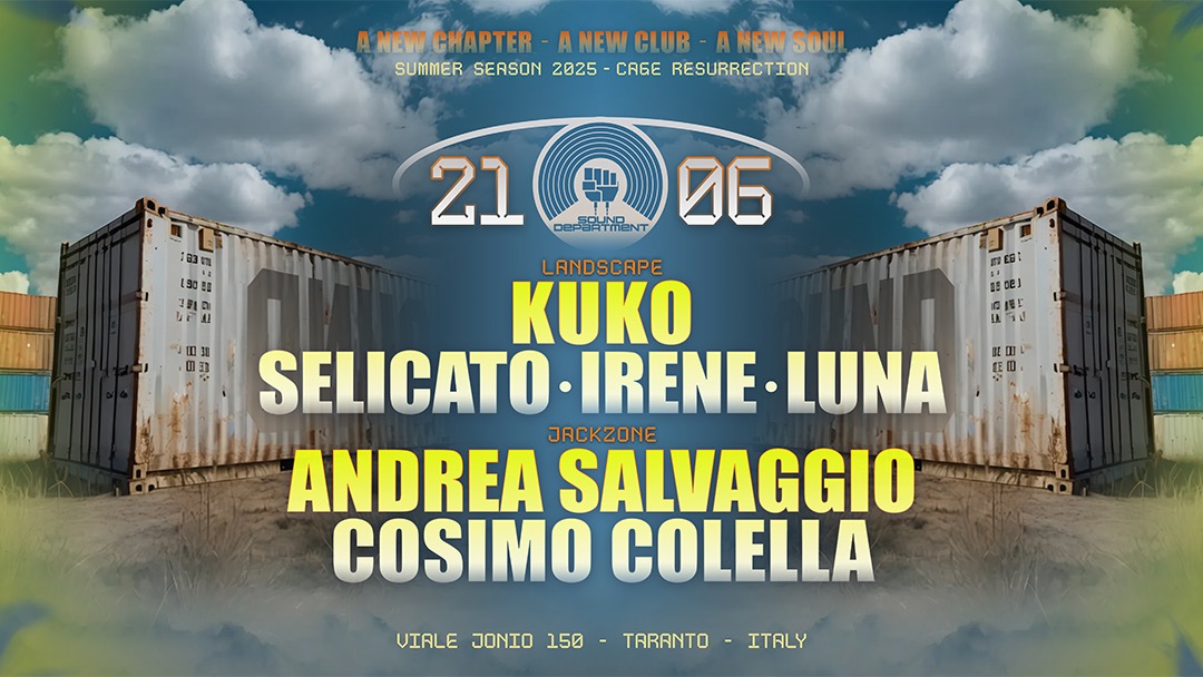 Sound Department 21 JUNE w/ KUKO and ANDREA SALVAGGIO image