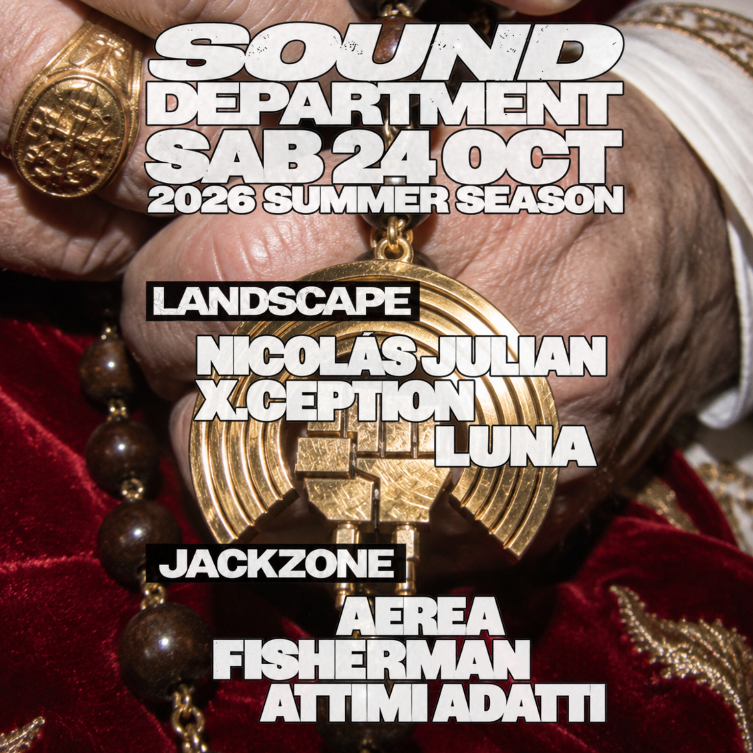 SOUND DEPARTMENT 24 OCT w/NICOLAS JULIAN and AEREA image