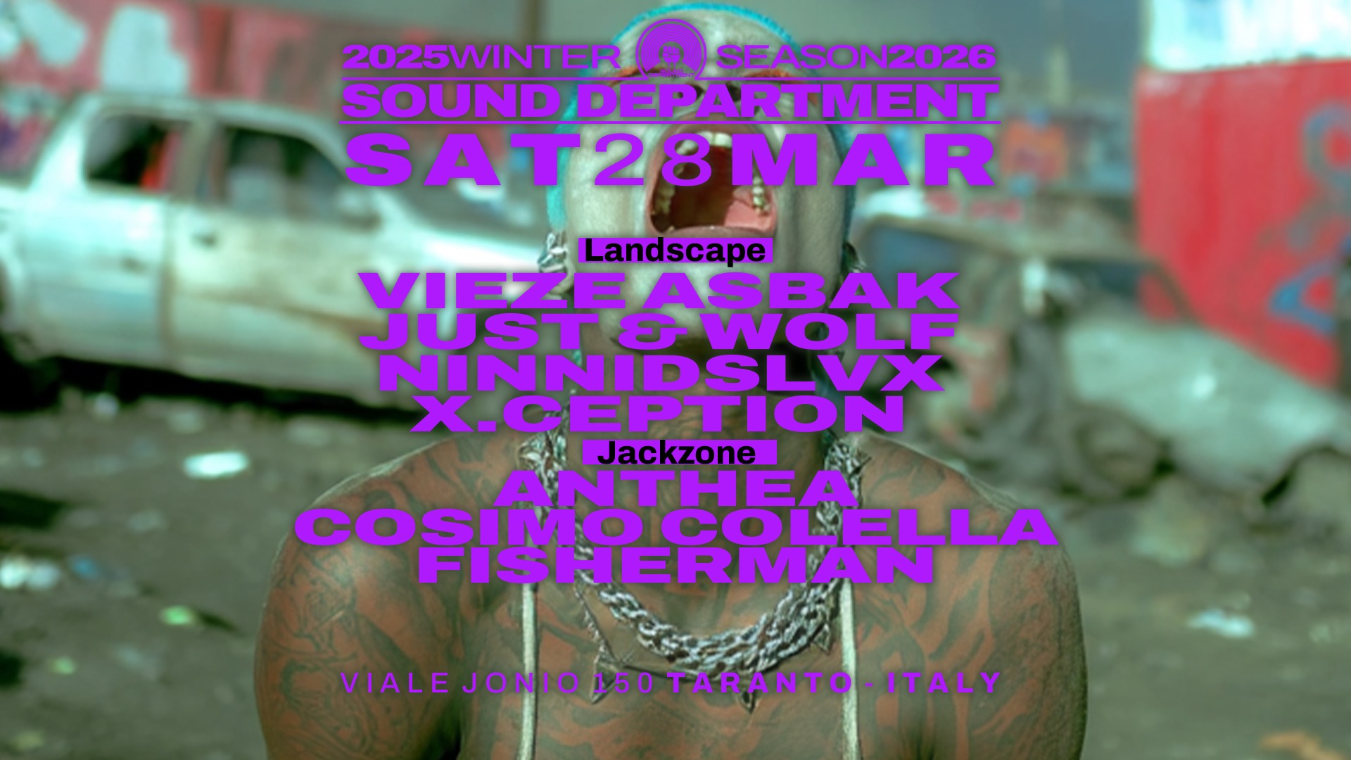 SOUND DEPARTMENT 28 March W/Vieze Asbak and Anthea image