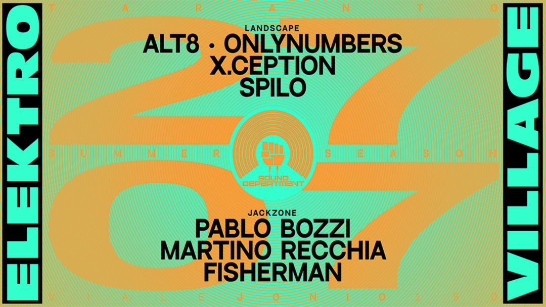 Sound Department 27 July w/ ALT8, ONLYNUMBERS and PABLO BOZZI image