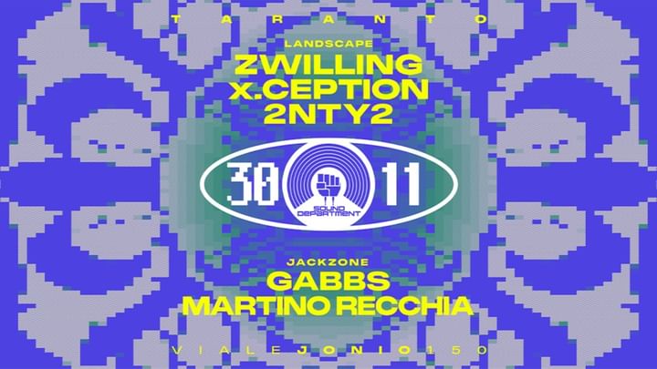 Cover for event: Sound Department 30 November w/ Zwilling and Gabbs