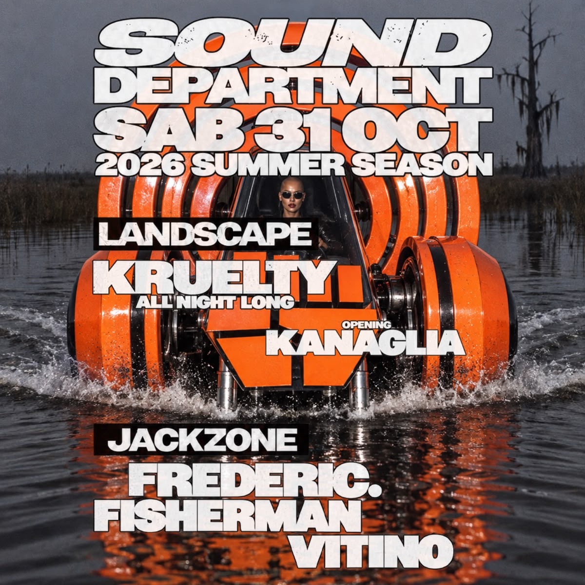 SOUND DEPARTMENT 31 Oct Summer Closing Party W/ Kruelty and Frederic. image