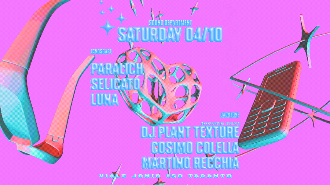 Sound Department 4 October w/PARALICH and DJ PLANT TEXTURE image