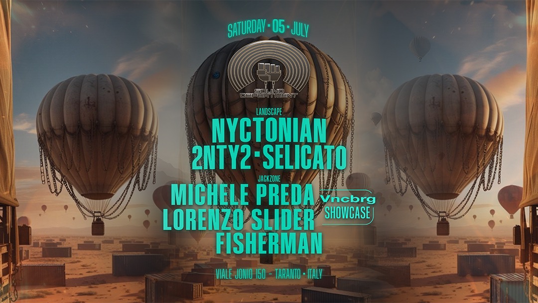 SOUND DEPARTMENT 5 JULY W/NYCTONIAN and VNCBRG SHOWCASE image