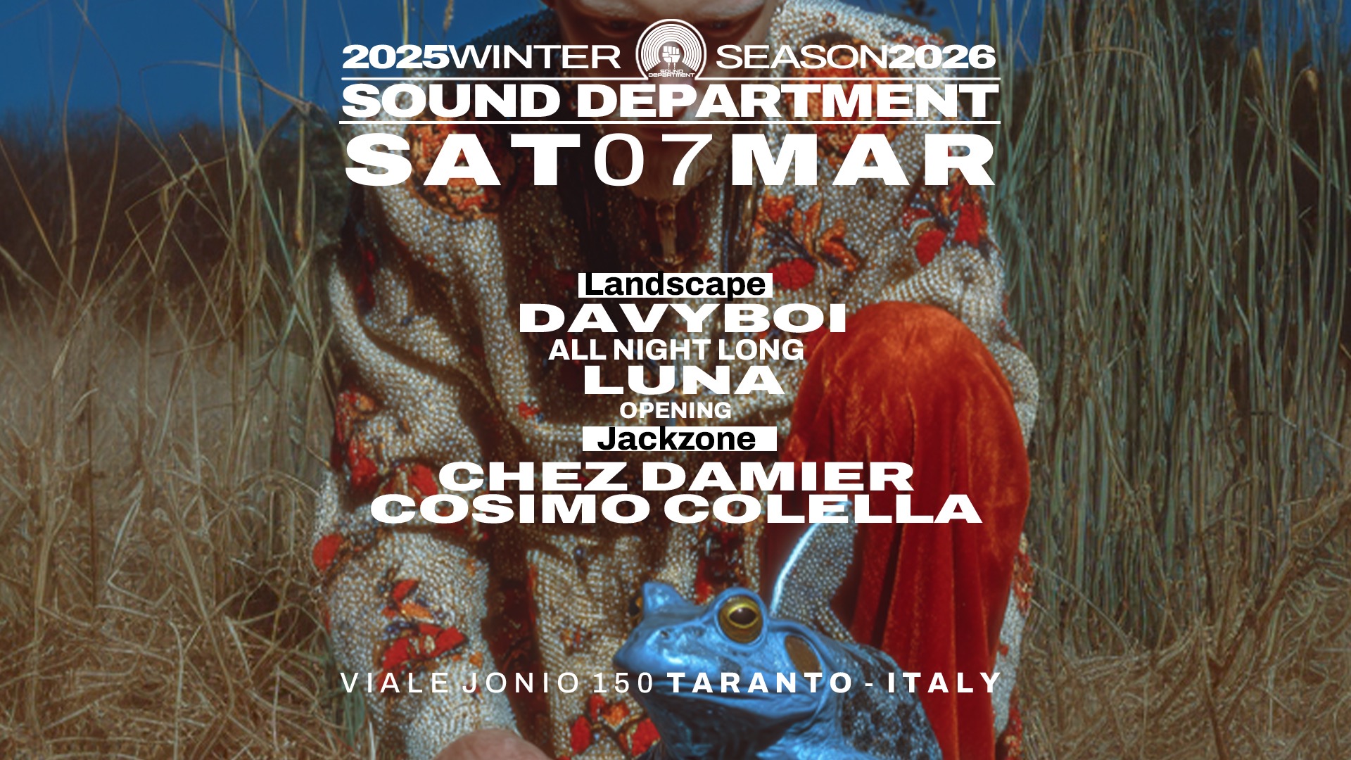 SOUND DEPARTMENT 7 MARCH W/DAVYBOI image