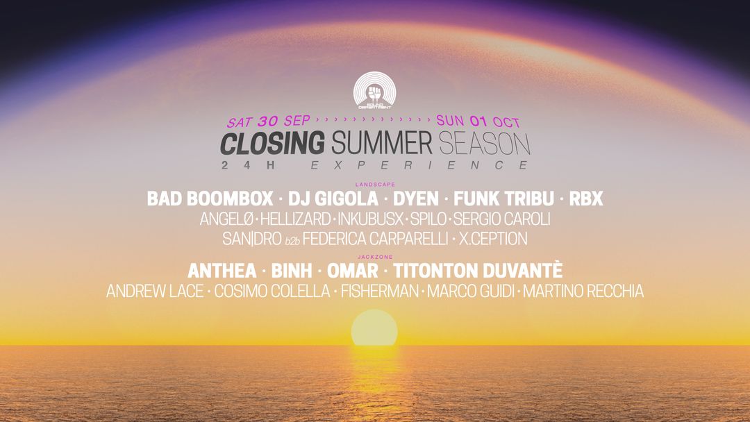 Capa do evento Sound Department Closing Party 30sept/1October