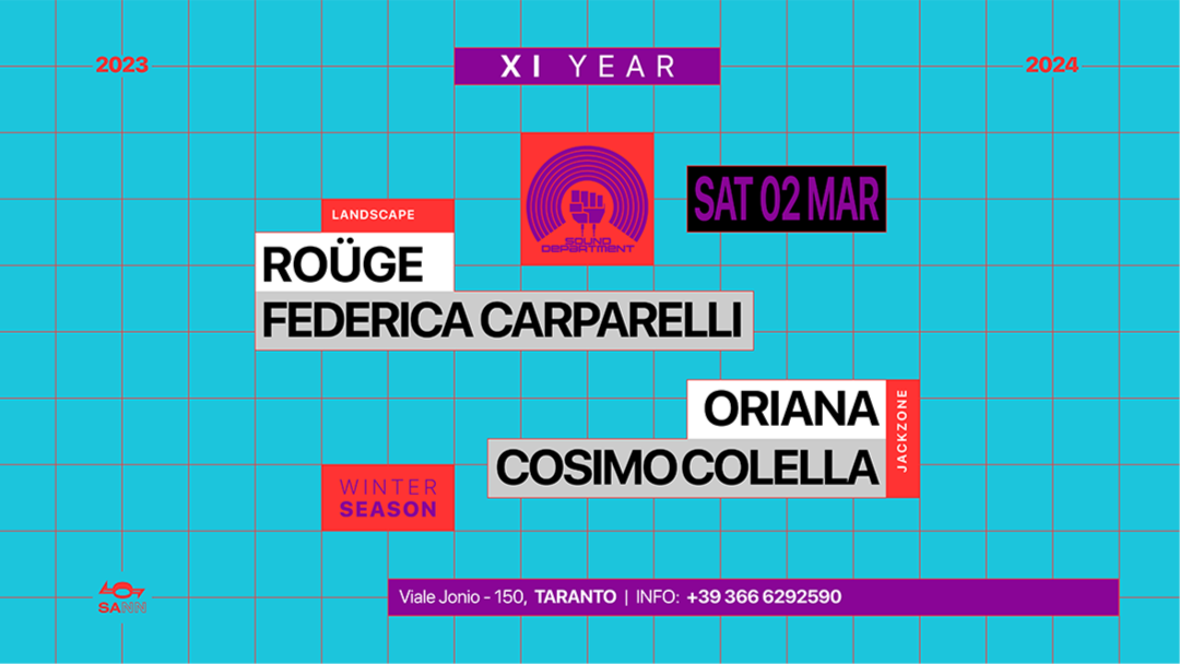 Sound Department March 2 w/ ROUGE | ORIANA image