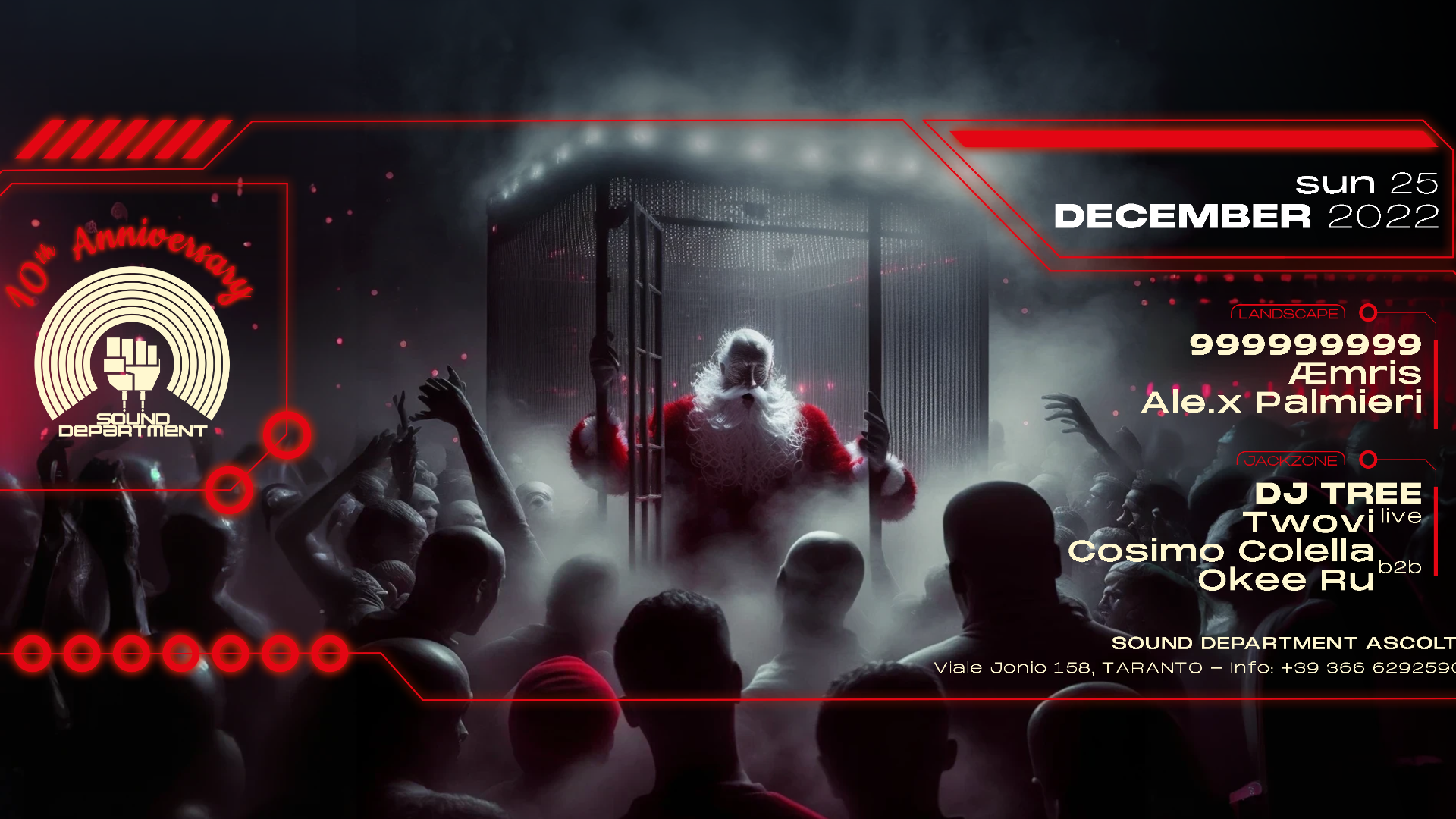 Sound Department w/ 999999999 and DJ TREE