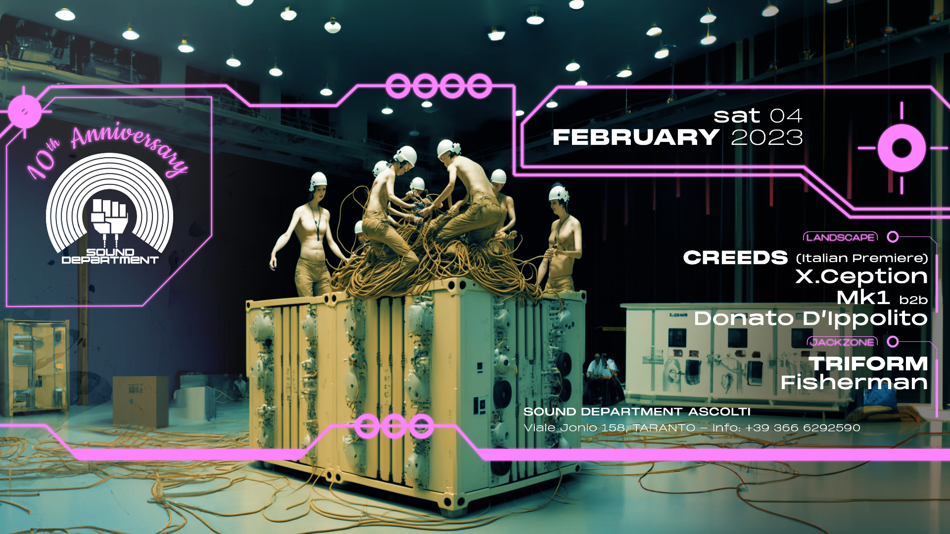 Sound Department w/ CREEDS (Italian Premiere) and TRIFORM image