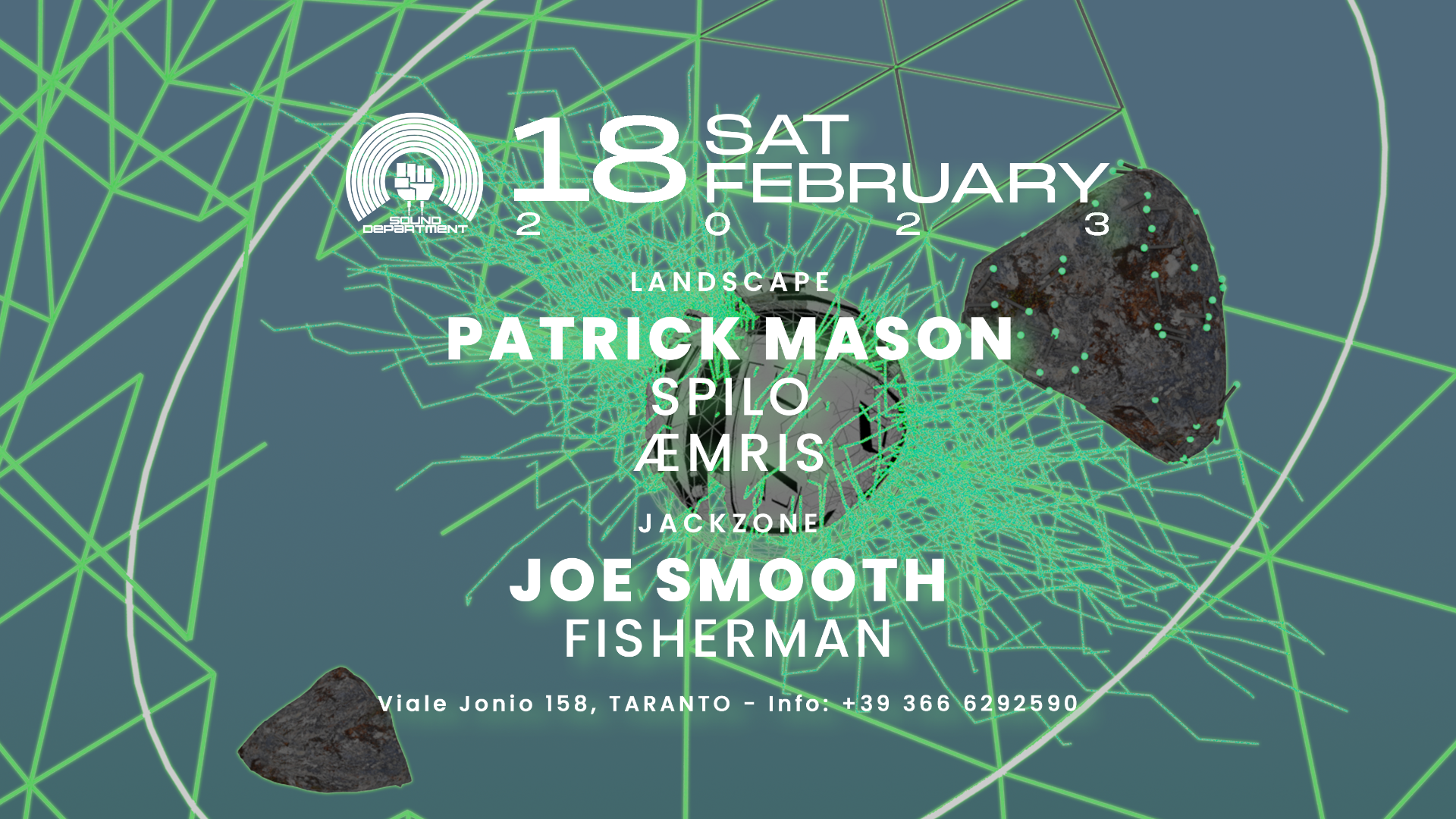 Sound Department w/ PATRICK MASON and JOE SMOOTH image