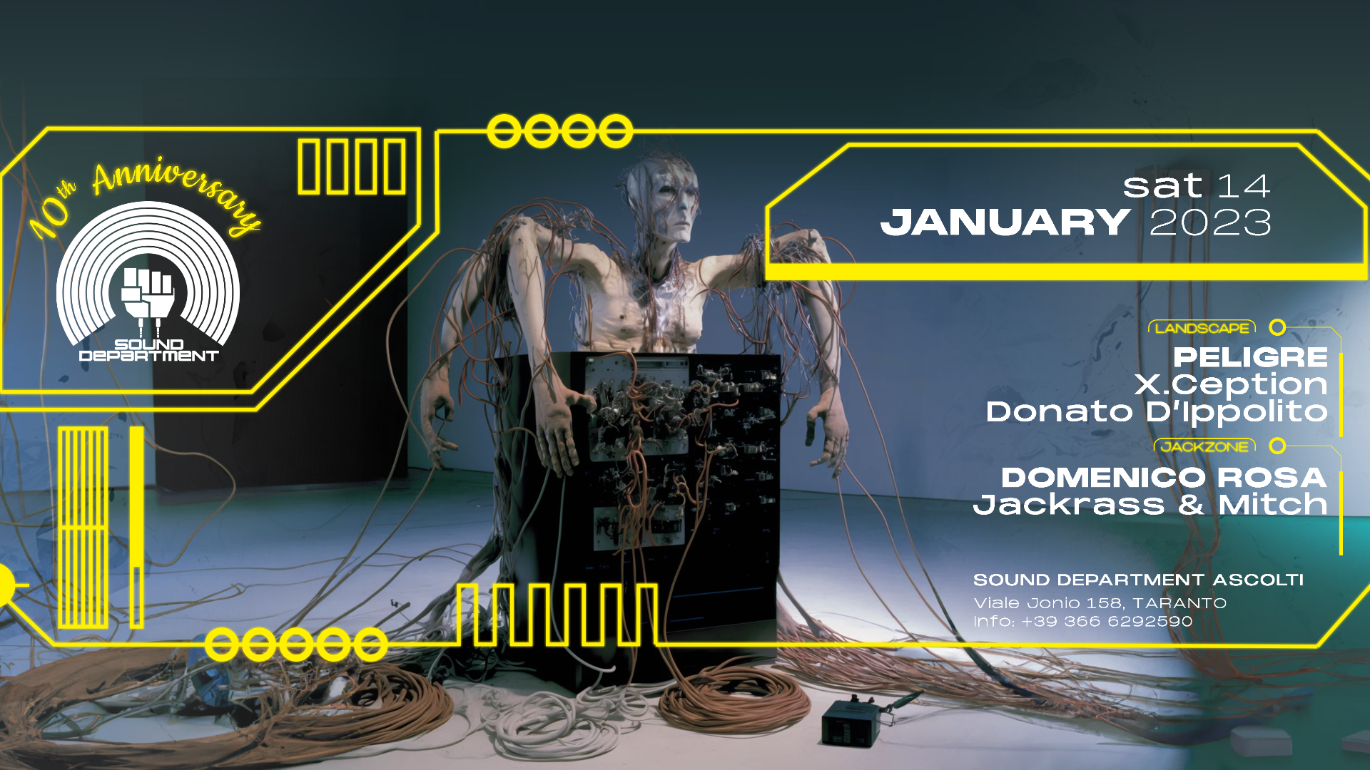 Sound Department w/ PELIGRE and DOMENICO ROSA image