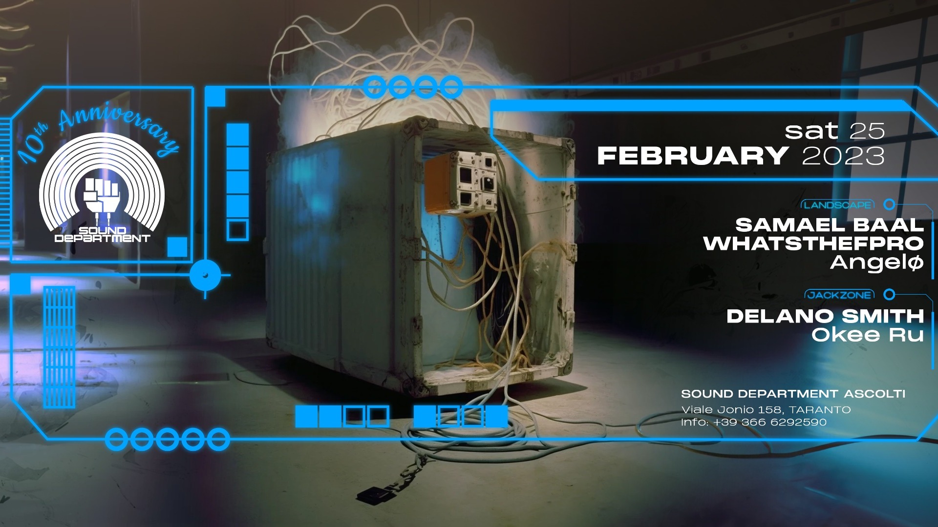 Sound Department w/ SAMAEL BAAL, WHATSTHEFPRO and DELANO SMITH image