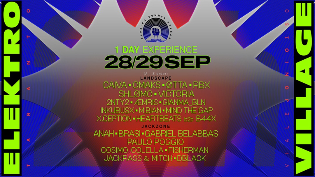 Sound Dept Closing w/CAIVA,OMAKS,ØTTA,RBX,SHLØMO,VICTORIA,ANAH,BRASI,GABRIEL BALABBAS,PAULO POGGIO image
