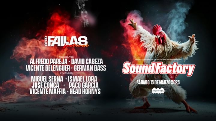 Cover for event: Sound Factory - Arde - Fallas Festival