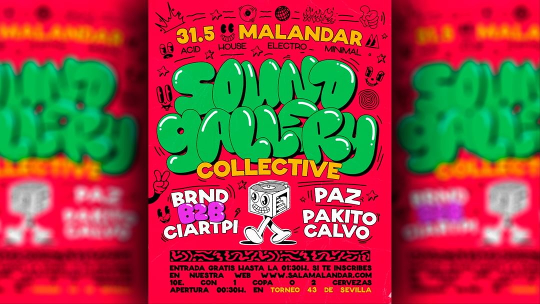 Sound Gallery / Club-Eventplakat