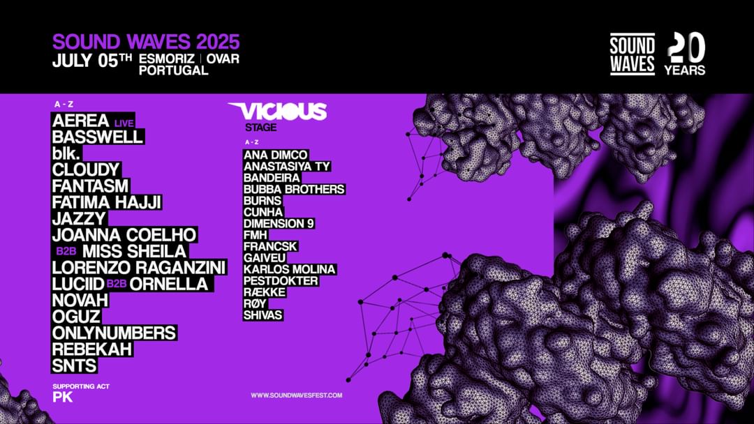 Sound Waves 2025-Eventplakat