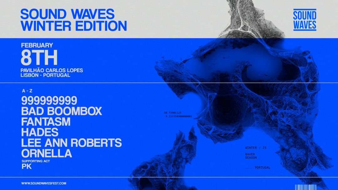 Cartell de l'esdeveniment Sound Waves Winter Edition