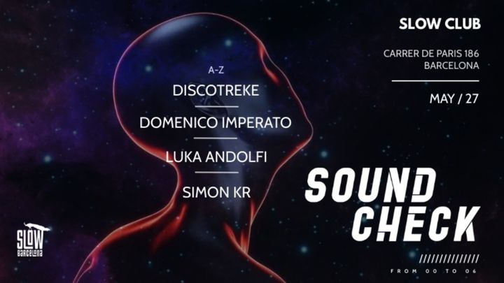 Cover for event: Soundcheck: Discotreke + Domenico Imperato + Luka Andolfi + Simon Kr