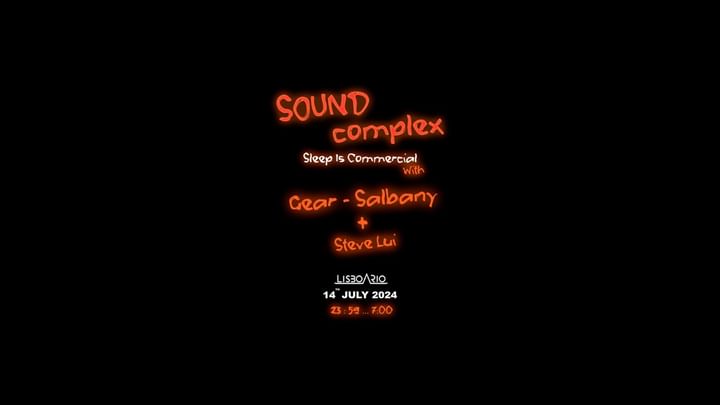 Cover for event: SoundComplex | Sunday 14th July