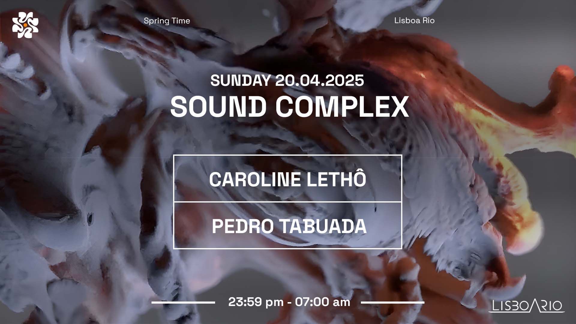SoundComplex | Sunday 20th April With Caroline Lethô and Pedro Tabuada  image