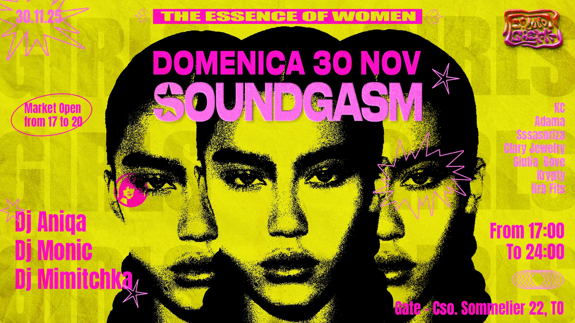 SOUNDGASM - Domenica 30 Novembre 25 - THE ESSENCE OF WOMEN image
