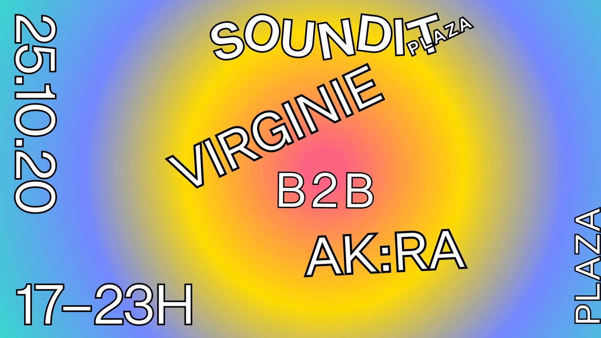 [CANCELADO] Soundit Plaza - 25 de octubre: Virginie b2b AK:RA image