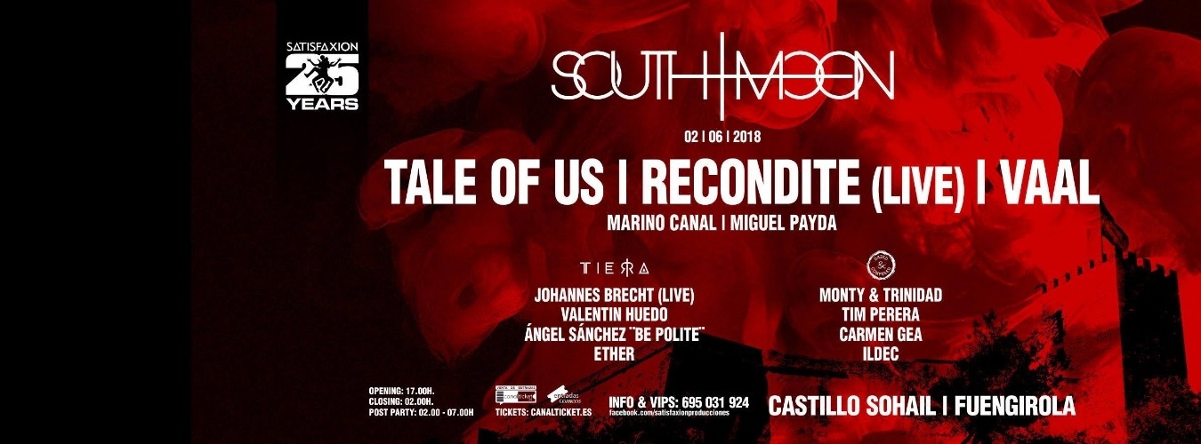 SouthMoon at Castillo Sohail w/ Tale Of Us, Recondite LIVE & Vaal image