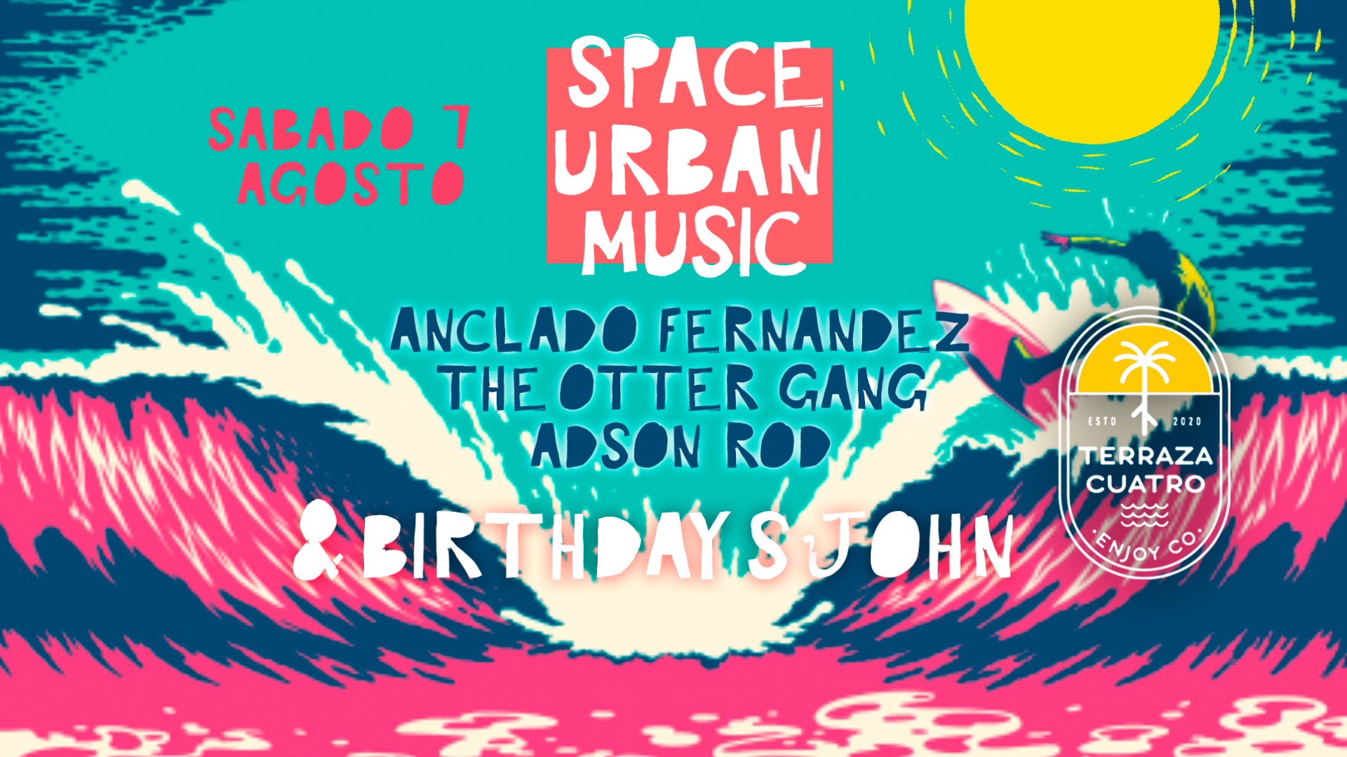 SPACE URBAN MUSIC / Sábado 7 de Agosto image