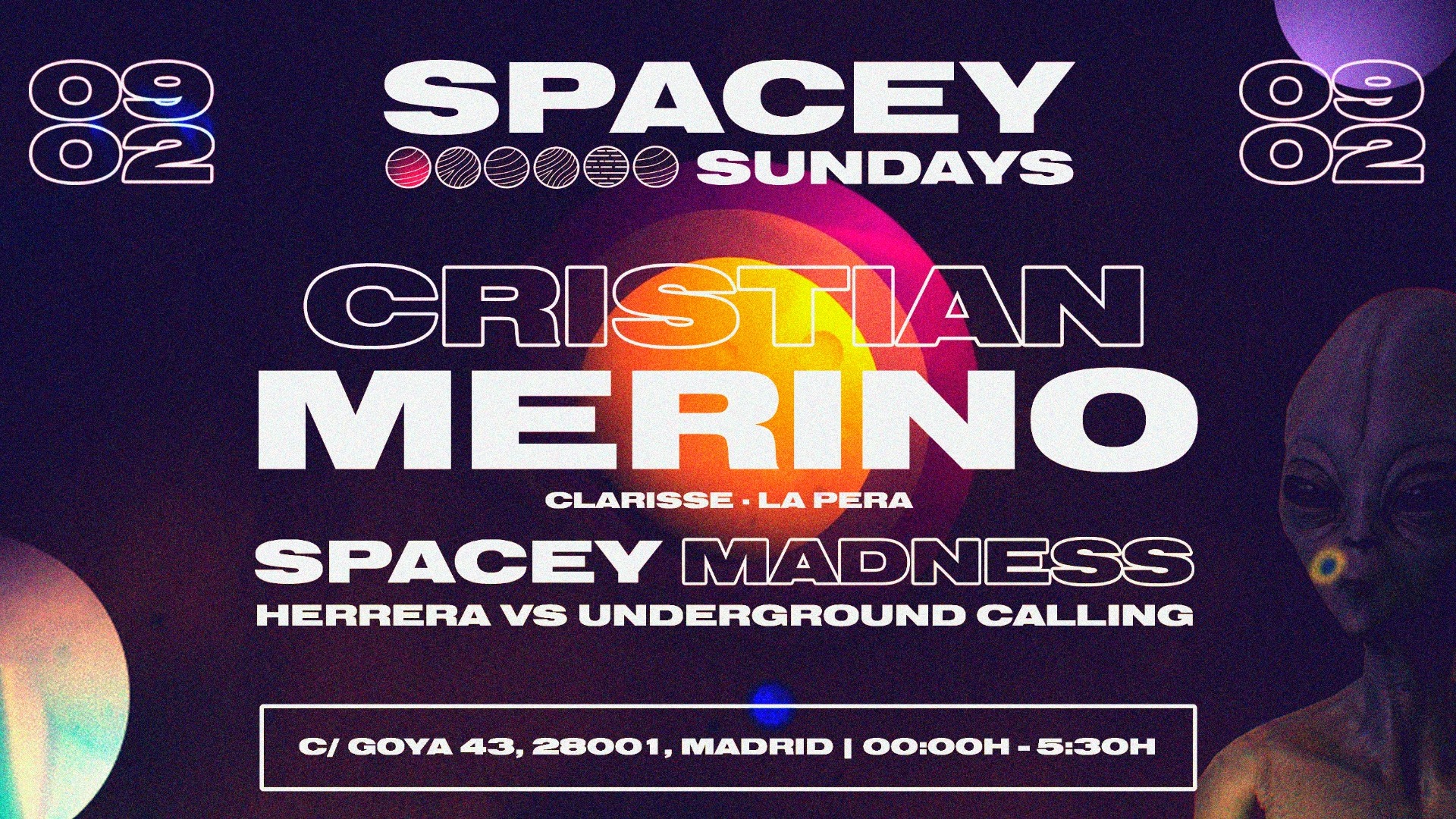 Spacey Sundays @Goya Social Club