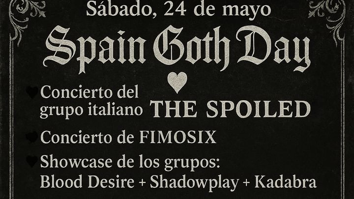 Cover for event: SPAIN GOTH DAY