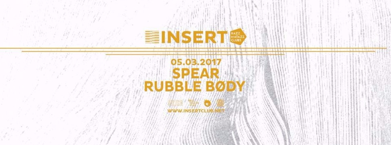 Spear & Rubble Bødy presented by Insert image