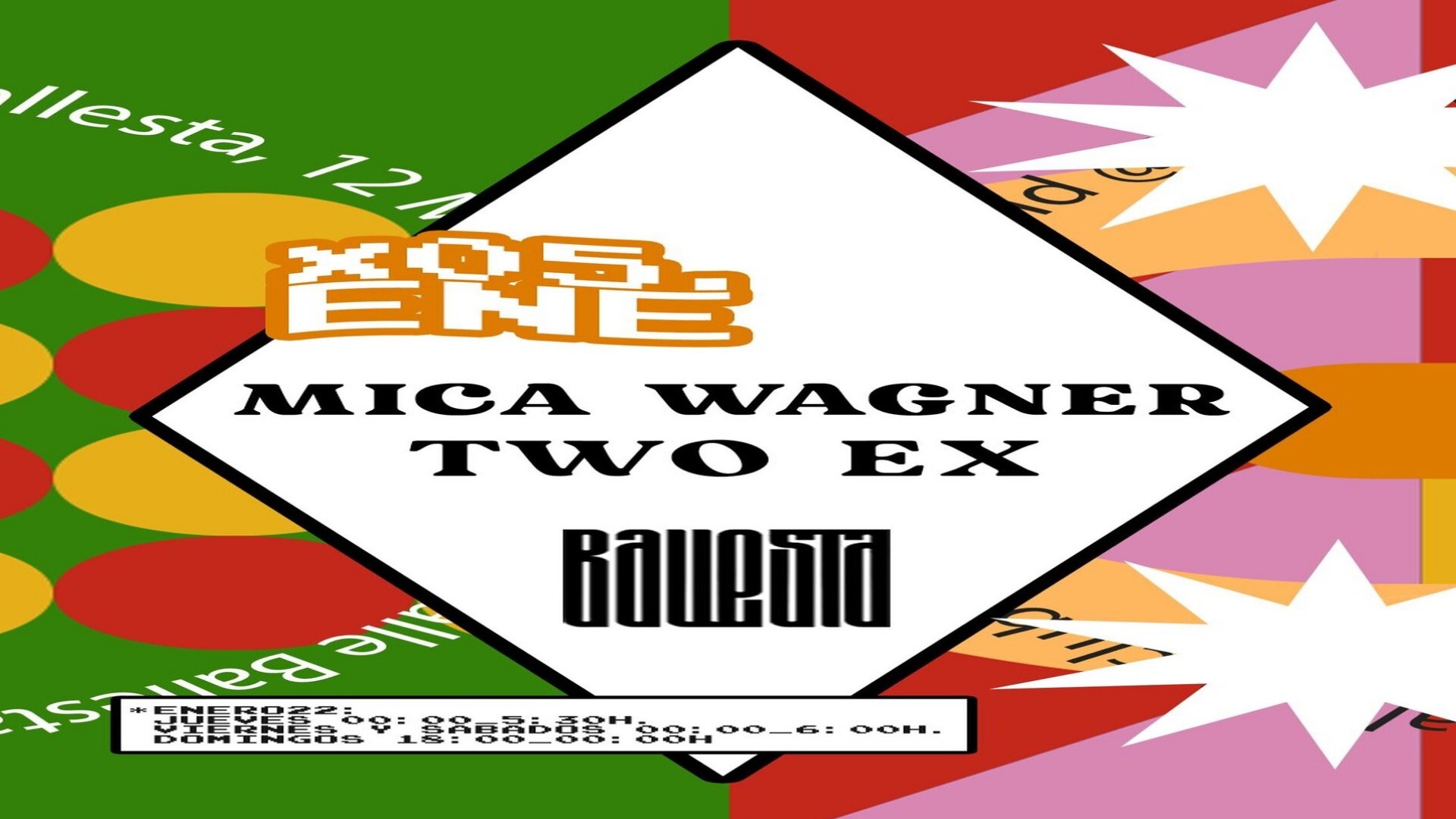 SPECIAL WEDNESDAY w/ Mica Wagner + Two Ex image