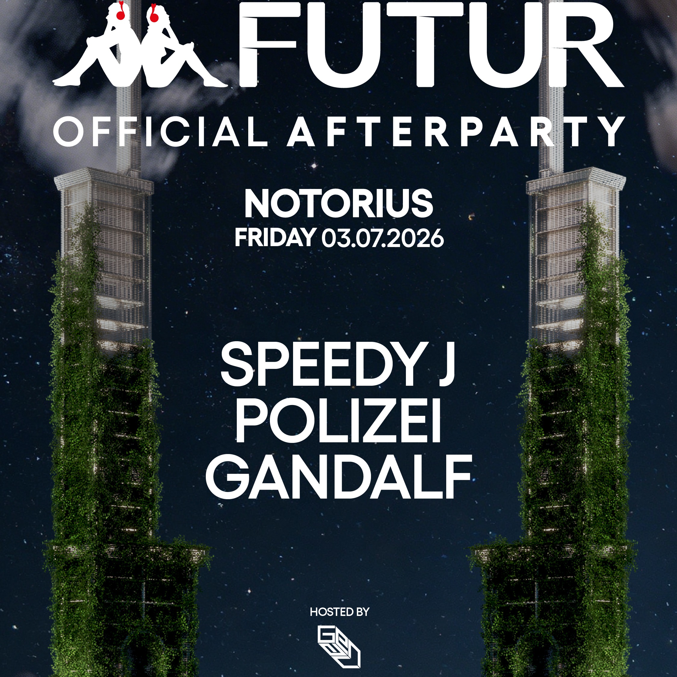 SPEEDY J, Polizei, Gandalf for KFF26 Day 1 Official After Party at NOTORIUS image