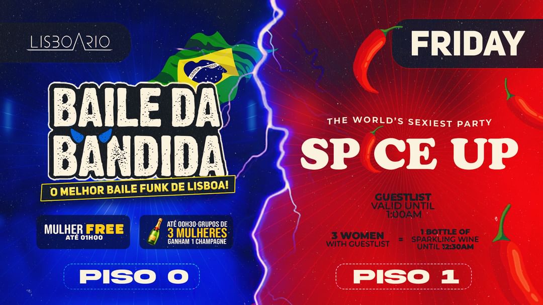 SPICE UP / Baile da Bandida  - 2 floors - Reggaeton, Pop & Funk  event cover