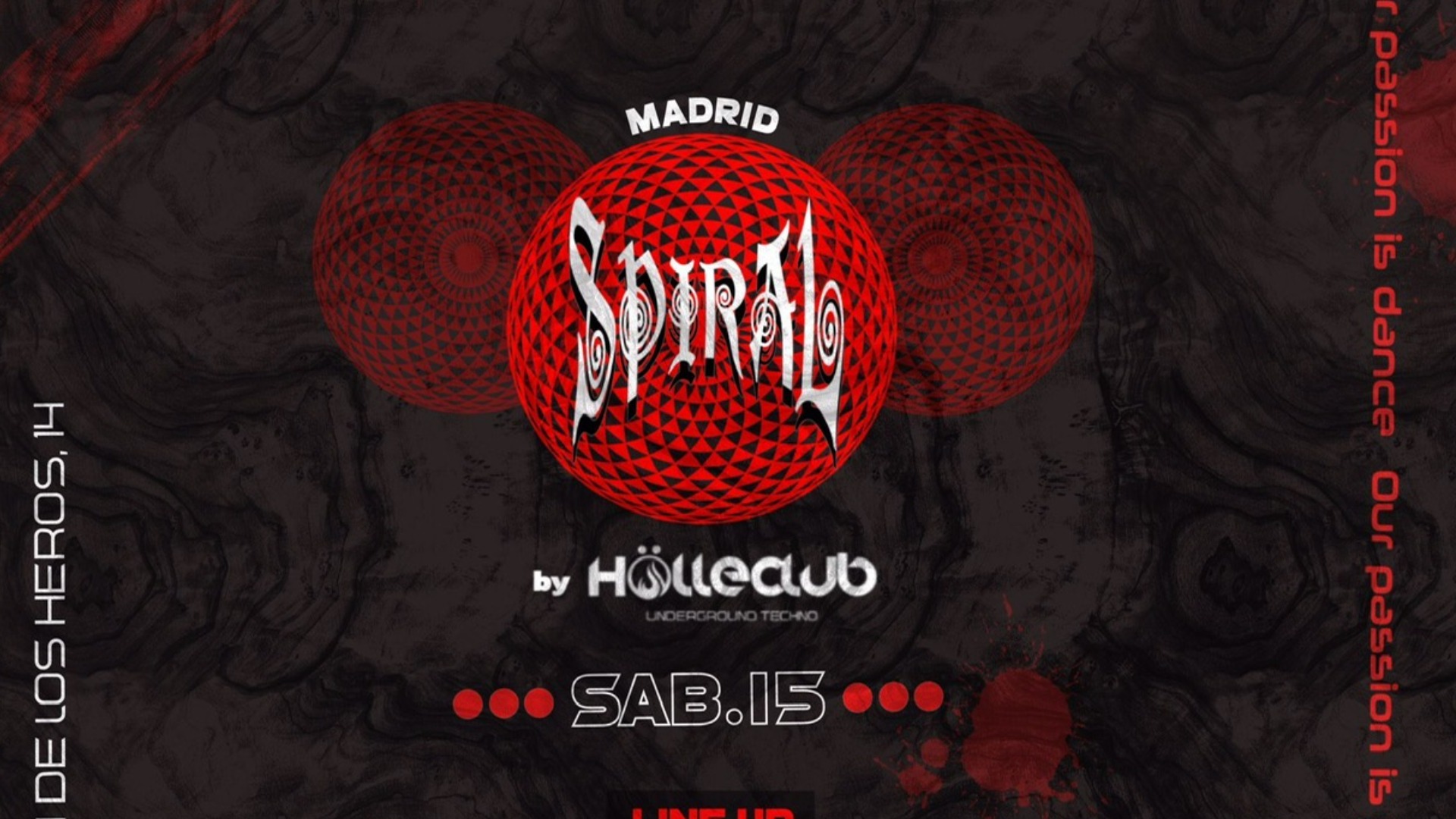 SPIRAL by Holle - SABADO 15 ENERO