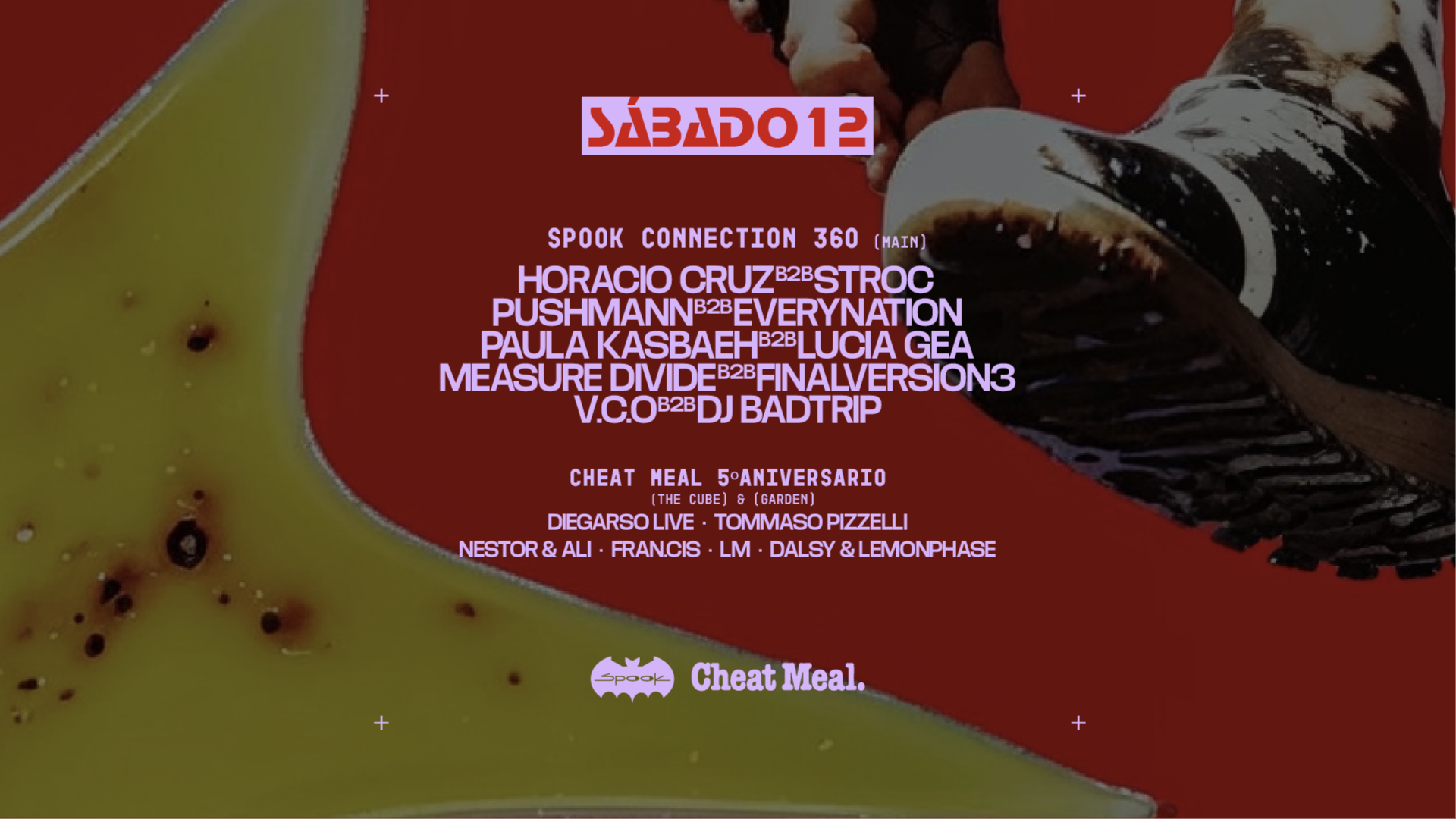 Spook Connection 360º: Measure Divide + Horacio Cruz + Paula Kasbaeh + V.C.O.+ Pushmann & Cheat Meal image