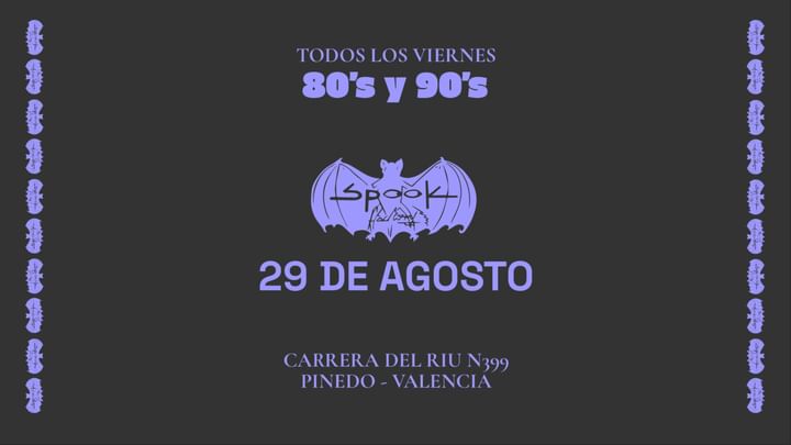 Cover for event: Spook Factory (80's 90's)