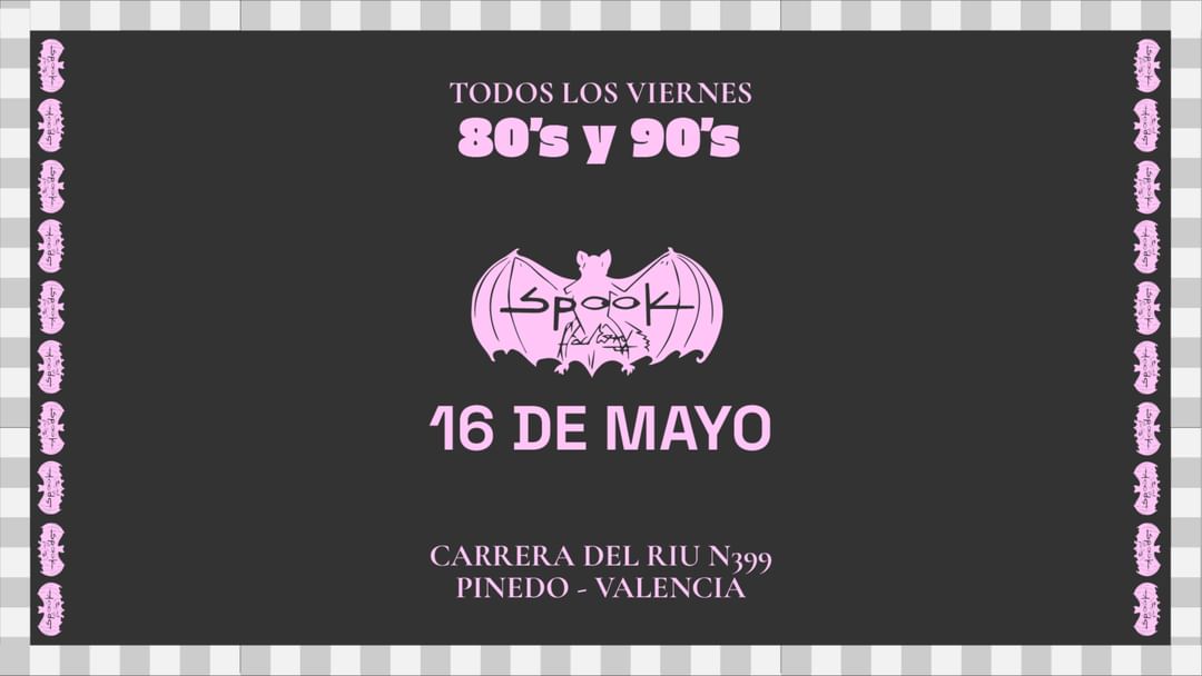 Cartell de l'esdeveniment Spook Factory (80's 90's)