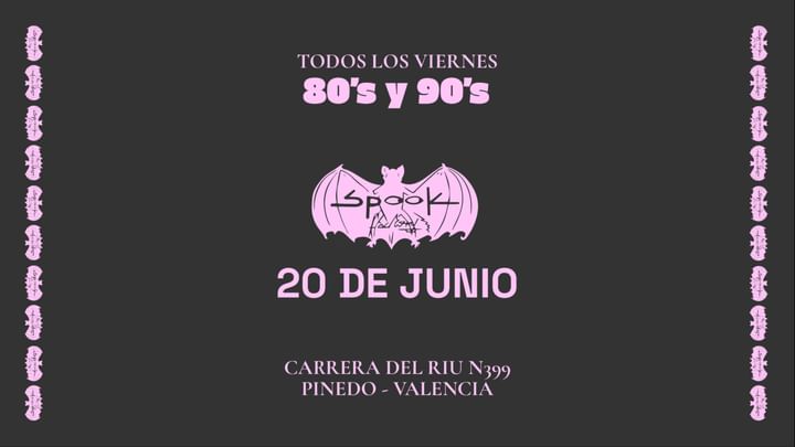 Cover for event: Spook Factory (80's 90's)