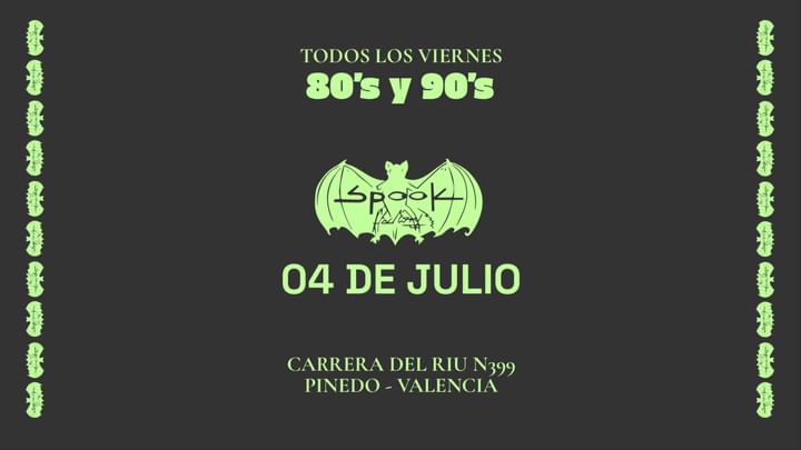 Cover for event: Spook Factory (80's 90's)