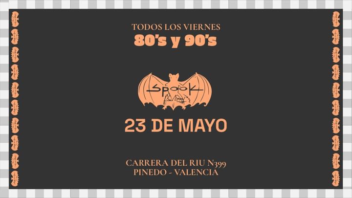 Cover for event: Spook Factory (80's 90's)