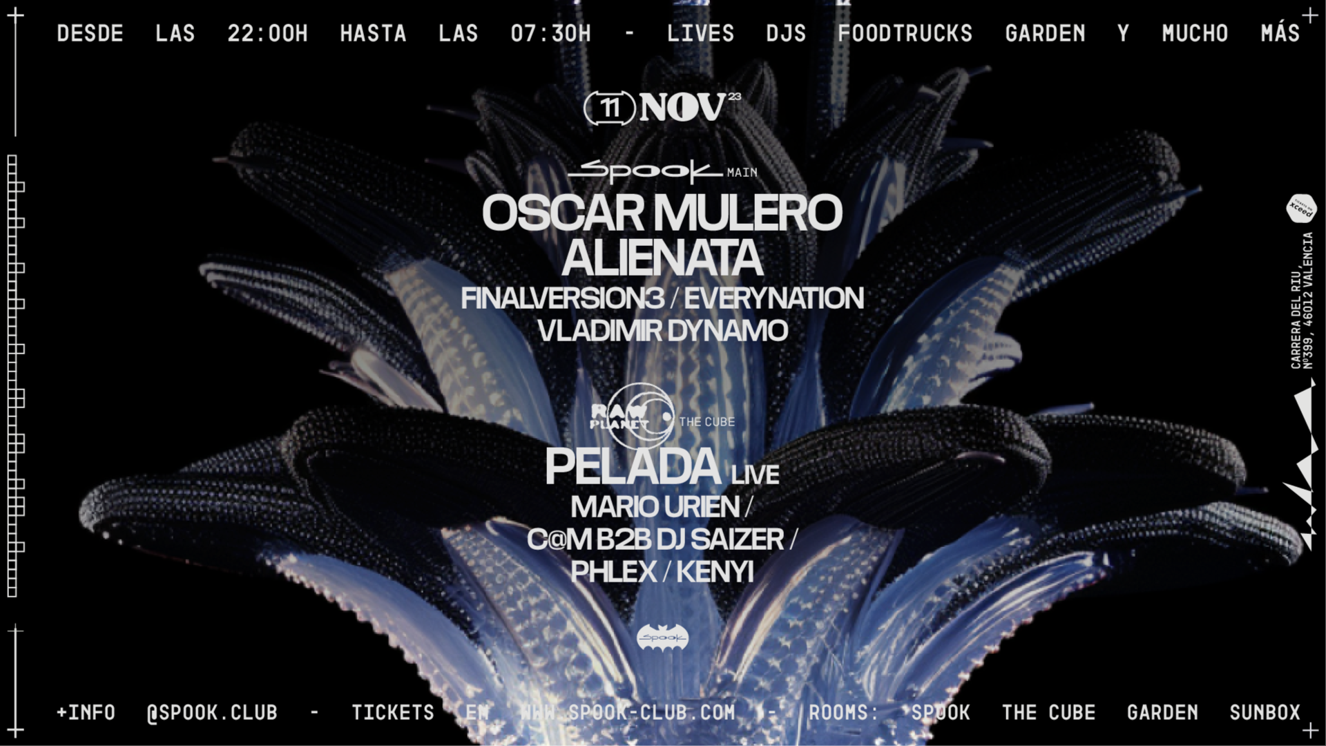 Spook (Oscar Mulero + Alienata) + Raw Planet (Pelada - Live) image