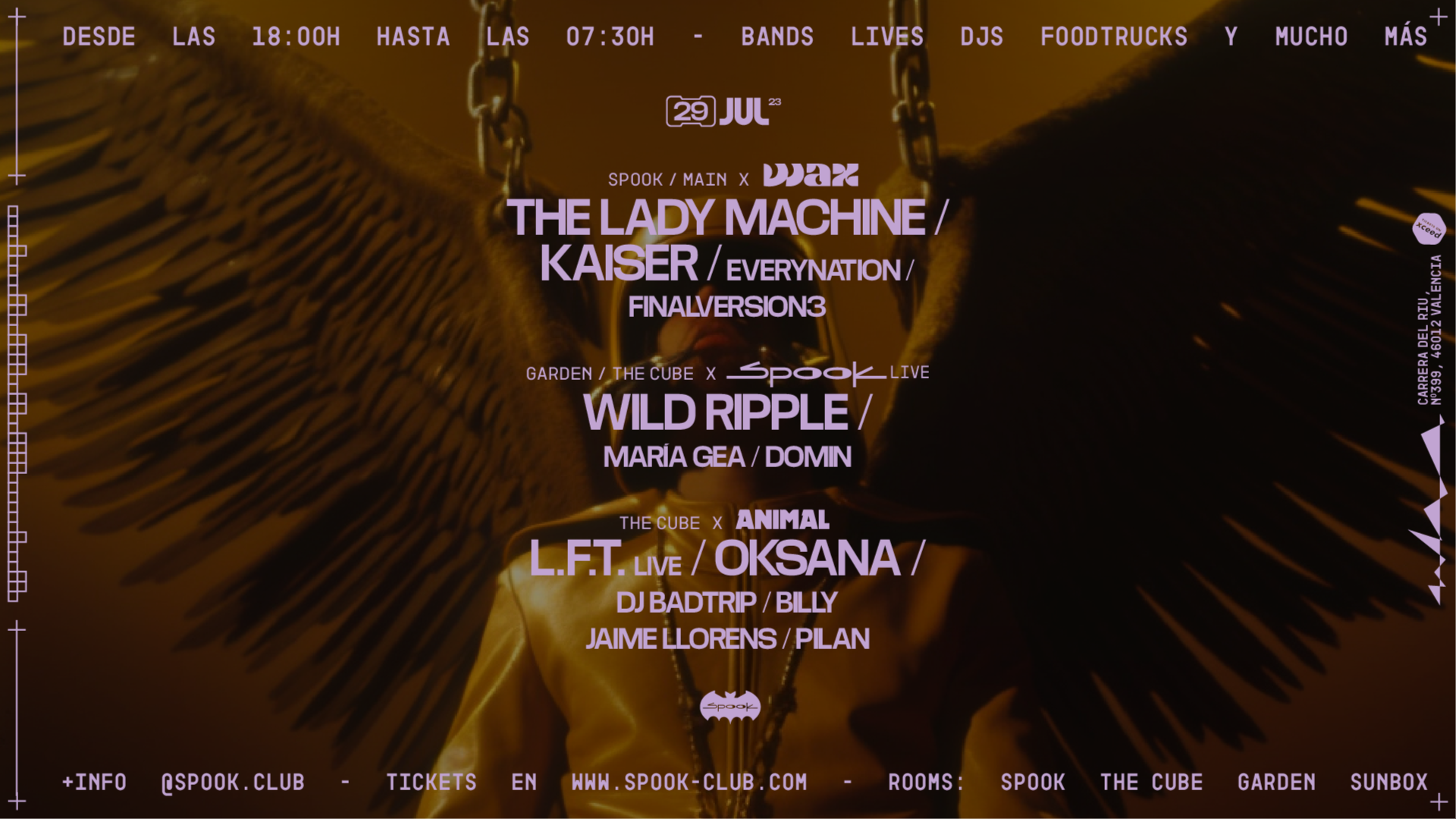 Spook (The Lady Machine + Kaiser) + Animal (LFT Live) + Spook Live image