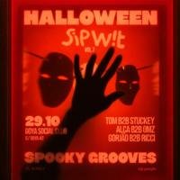 Cartel de Spooky Grooves en Goya Social Club