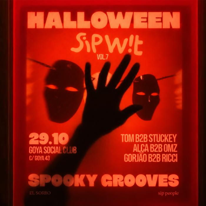 Cartel de Spooky Grooves en Goya Social Club
