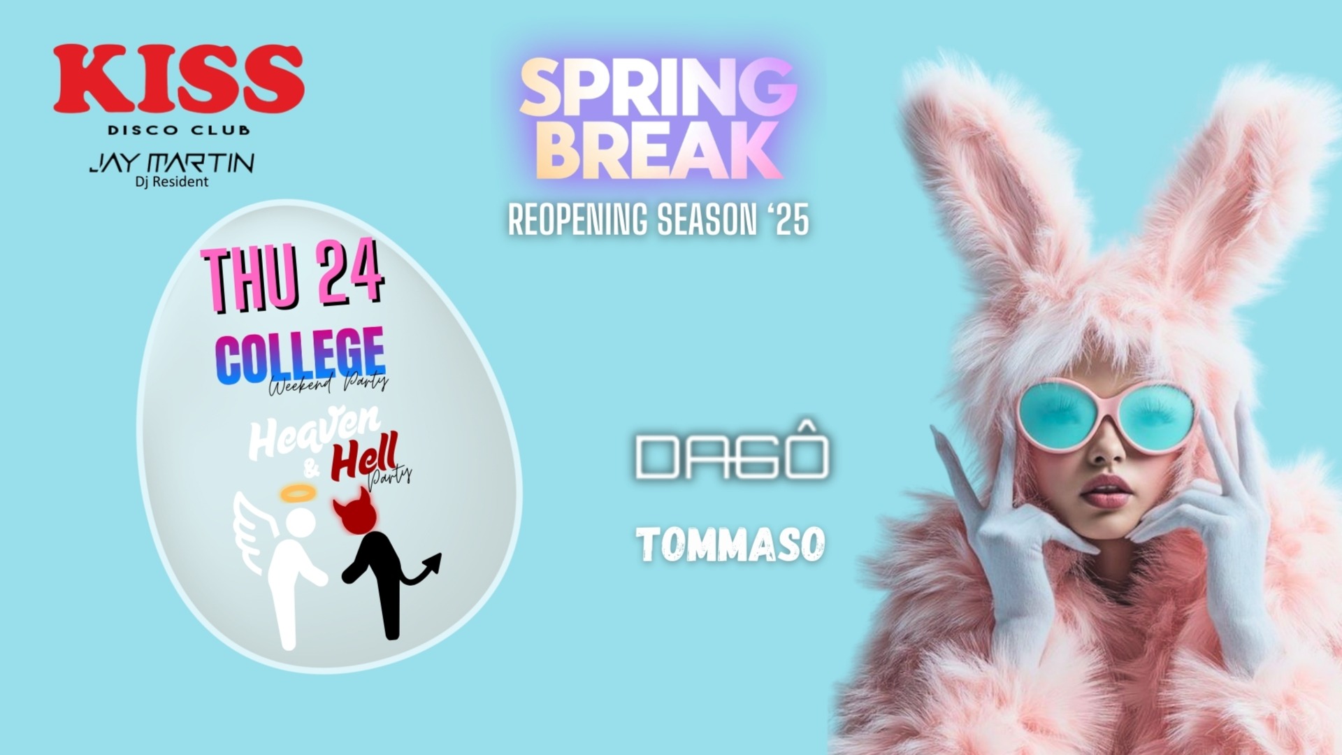 SPRING BREAK - HEAVEN & HELL - AEFFUL | DAGÔ & TOMMASO image