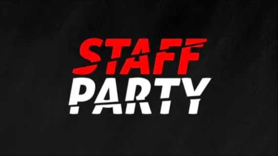 STAFF PARTY-Eventplakat
