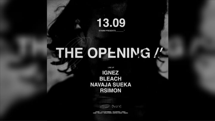 Cover for event: STAMM: THE OPENING w/ IGNEZ + LOCAL TALENT