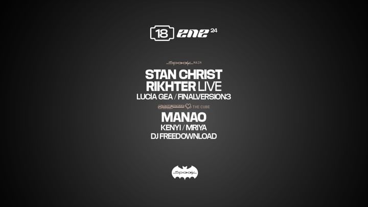 Cover for event: Stan Christ + Rikhter LIVE &  Planetaria w/ MANAO